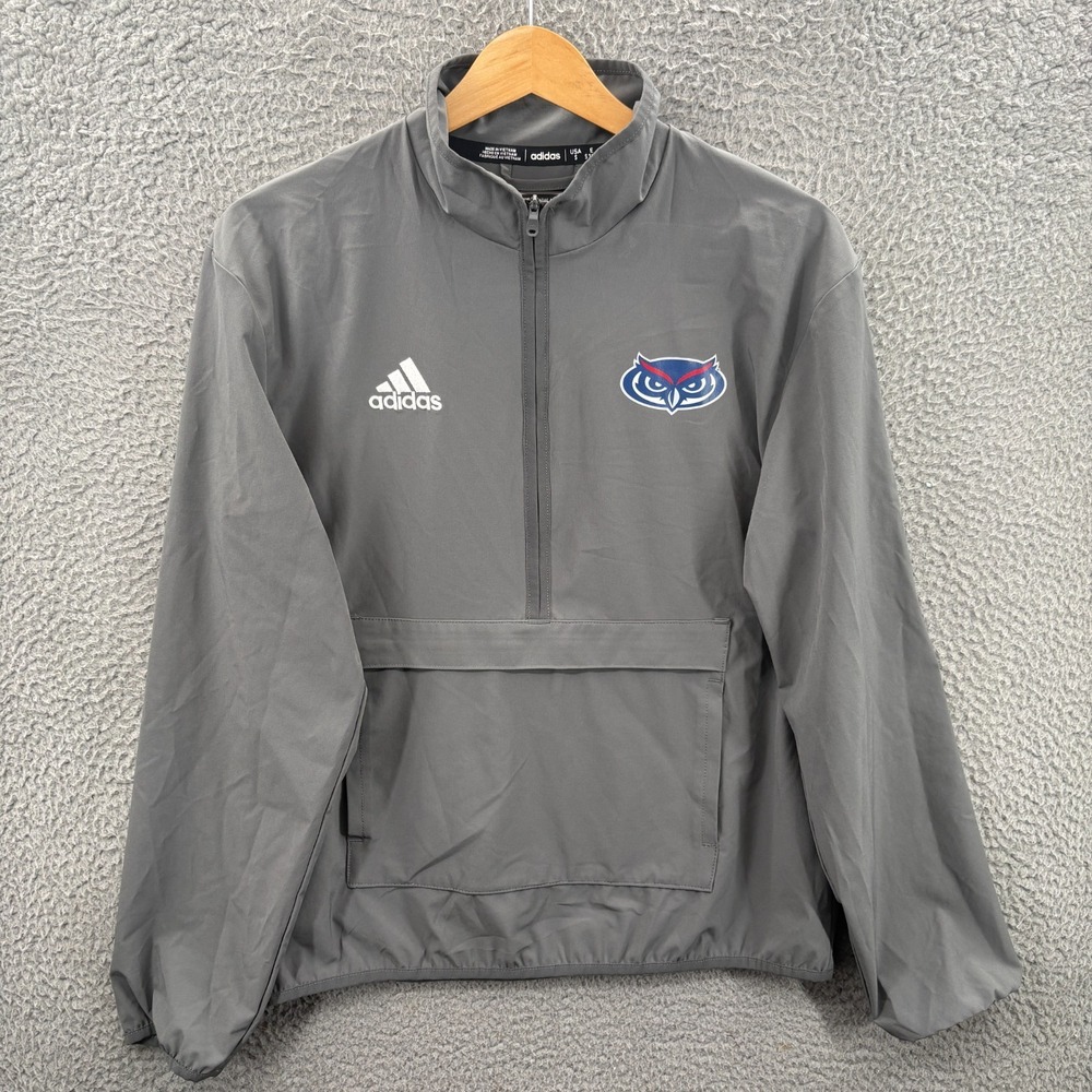 Florida Atlantic University Jacket Women Small NCAA Football Adidas Zip Pullover